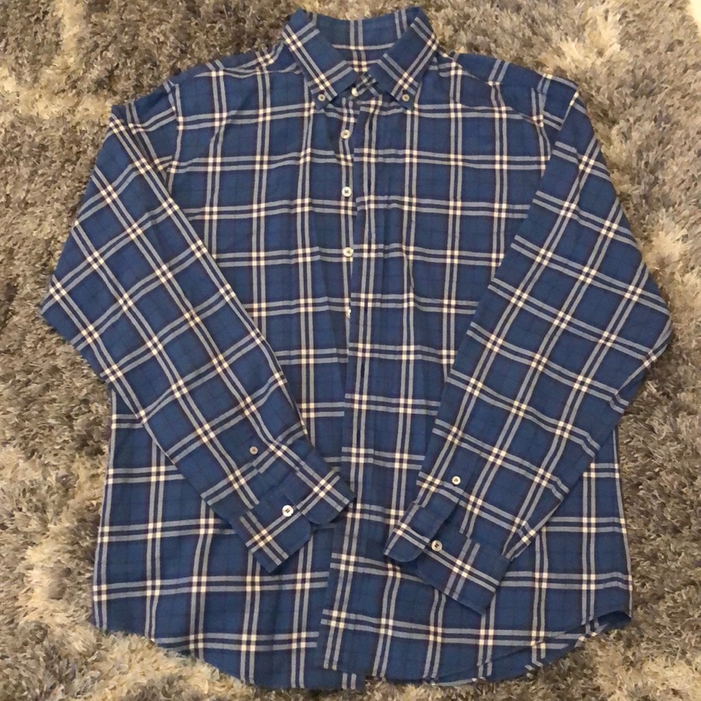 Burberry men’s button down long sleeve.